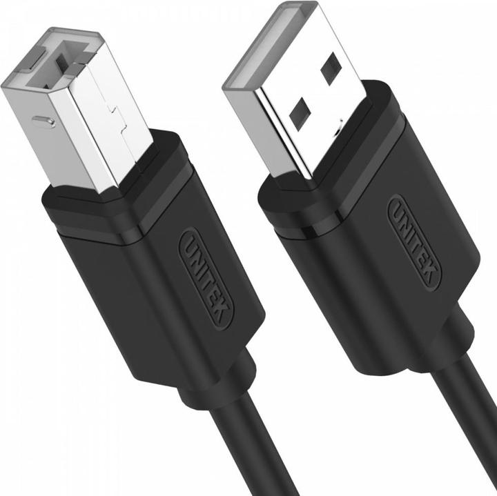 Produktbild Unitek Y-C420GBK USB Kabel USB 2.0 USB A USB B (3 m, USB 2.0)
