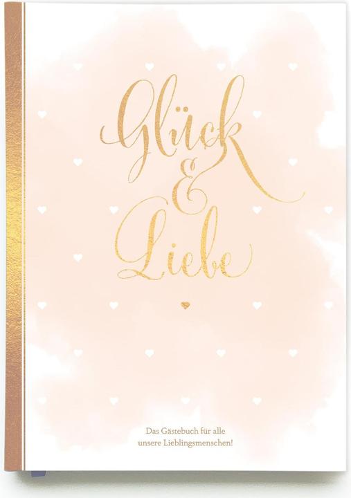 Immagine prodotto Gästebuch Hochzeit in Gold| Hochzeitsbuch für Gäste mit Gold-Veredelung | Hardcover, 128 Seiten (Tedesco, Sophie Heisenberg, 2020)