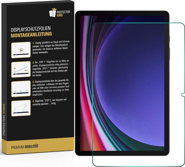 Actual product image Protectorking 3x Panzerfolie Anti-Shock matt entspiegelt (3 Piece, Galaxy Tab S9 Plus)