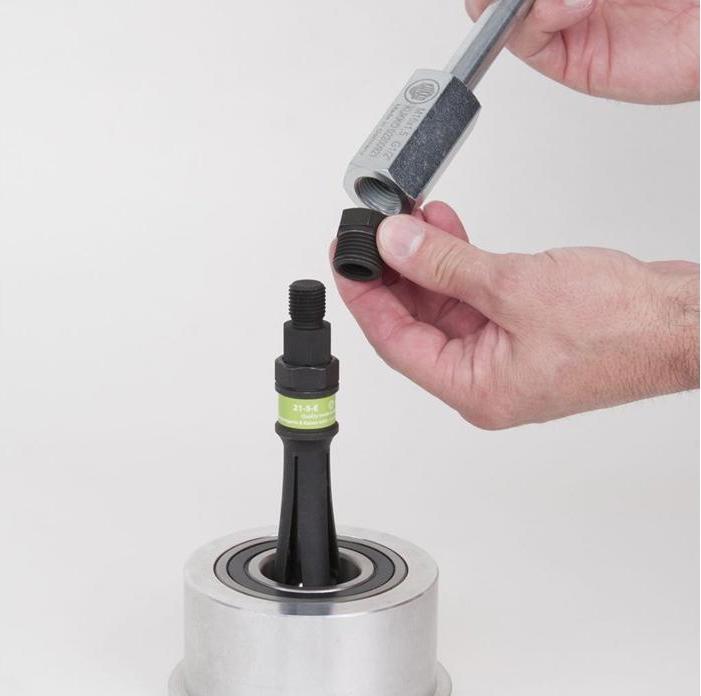 Produktbild Kukko Innenauszieher Baureihe 21-E Segmentzahl2 Lagerinnen-D.4,8- 6,5mm mechanische Spindel segmentiert...