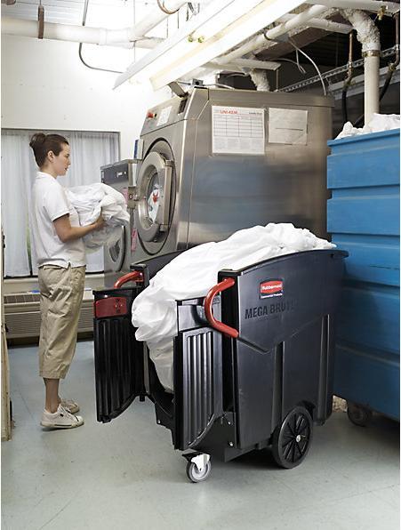 Image du produit Rubbermaid Collecteur de déchets mobile Mega BRUTE®, capacité 400 l, h x l x p 1080 x 700 x (400 l)
