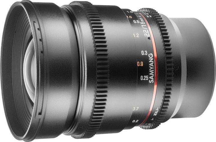 Image du produit Samyang MF 16mm f/2.0 ED AS UMC CS Canon M (Canon EF-M, APS-C / DX)
