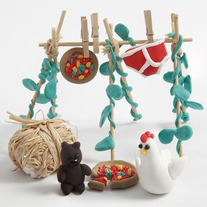 Image du produit Creativ Company Ogen en neuzen - Zwart, 20 sets