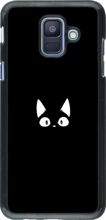 Actual product image PhoneLook Cover Funny cat on black (Samsung Galaxy A6)