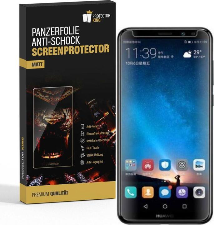 Produktbild Protectorking 3x Panzerfolie Anti-Shock matt entspiegelt (3 Stück, Huawei Mate 10 Lite)