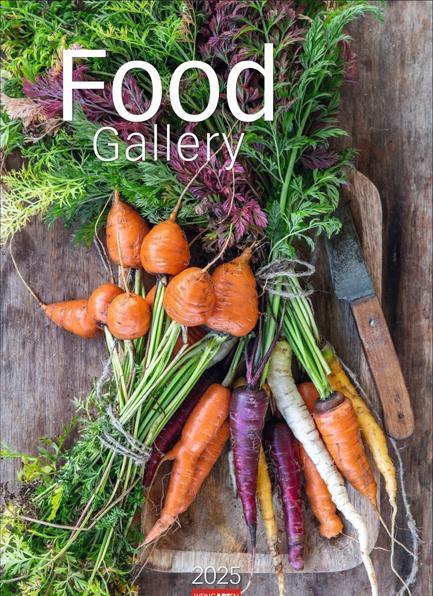 Actual product image Food Gallery Calendar 2025 (49 x 68 cm, Hardcover, German)