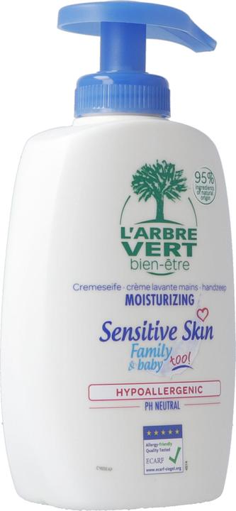 Actual product image L'arbre vert Sensitive Skin (Liquid soap, 300 ml)