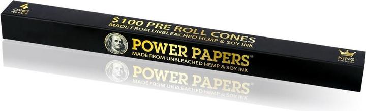 Produktbild Power Papers 100 DOLLAR - King Size Cones - Prerolled Joints