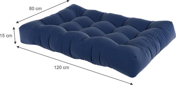 Immagine prodotto Vicco Palettenkissen Flocken (120 x 80 x 15 cm)
