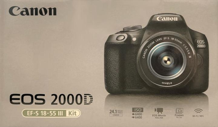 Immagine prodotto Canon EOS 2000D - (EU) (18 - 55 mm, 24.10 Mpx, APS-C / DX)