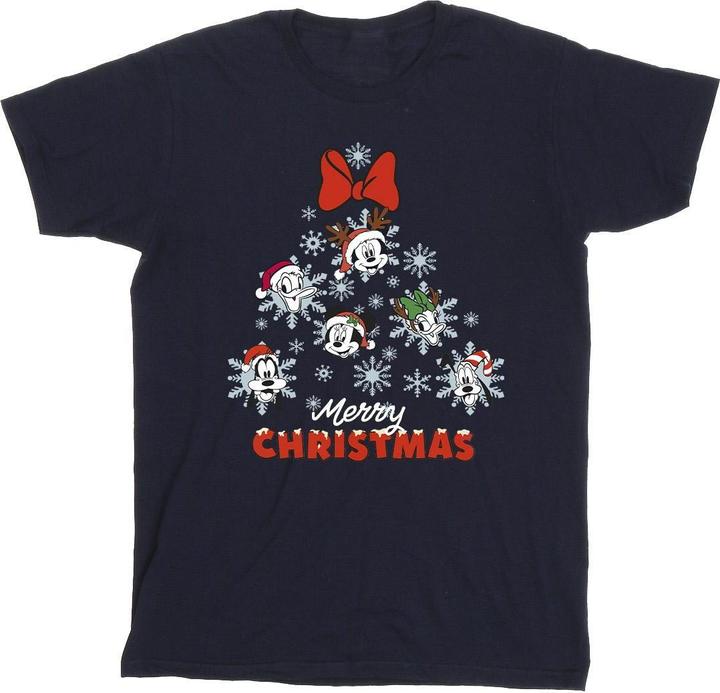 Disney Mickey Mouse And Friends Christmas Tree TShirt (4XL)