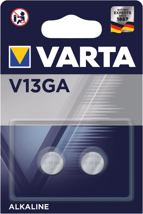 Productafbeelding Varta Elektronica V13GA (2 Pcs., LR44, 155 mAh)