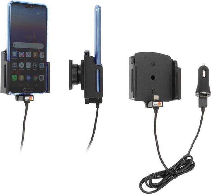 Produktbild Brodit Halter Universal aktiv USB Type-C Breite 70-83 mm Dicke 2-10