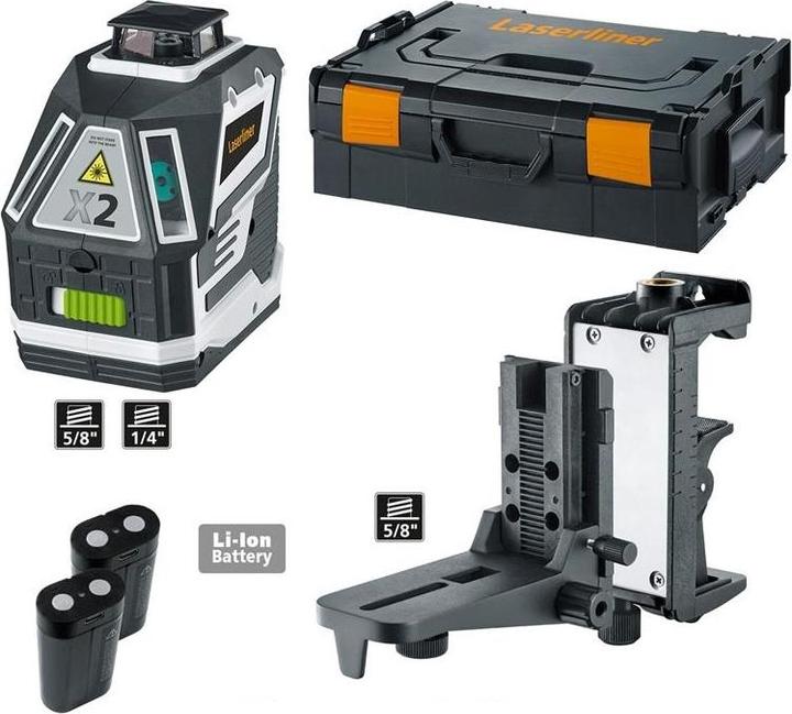 Produktbild Laserliner X2-Laser Pro Kreuzlinienlaser selbstnivellierend (031.550L)