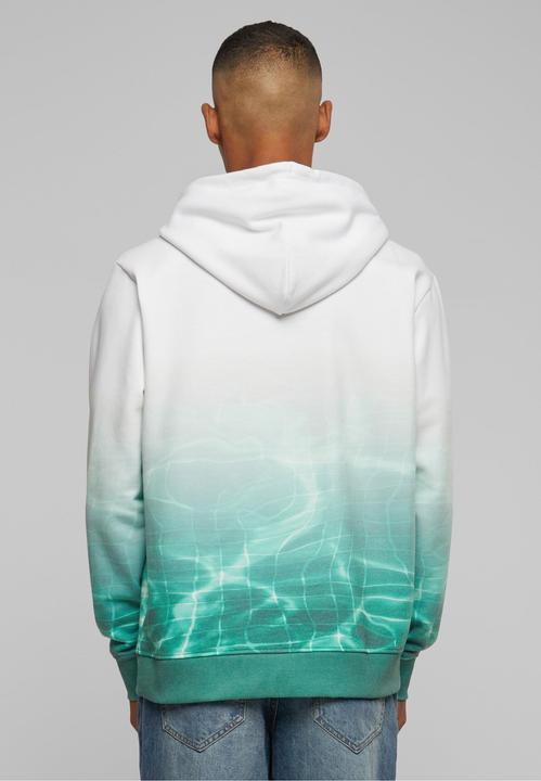 Immagine prodotto Sean John JM221-018-01 Script Logo Pool Print Felpa con cappuccio bianco/verde - 80009 (L)