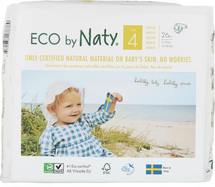 Naty Biowindel (Gr. 4, Tragepack, 26 Stück)