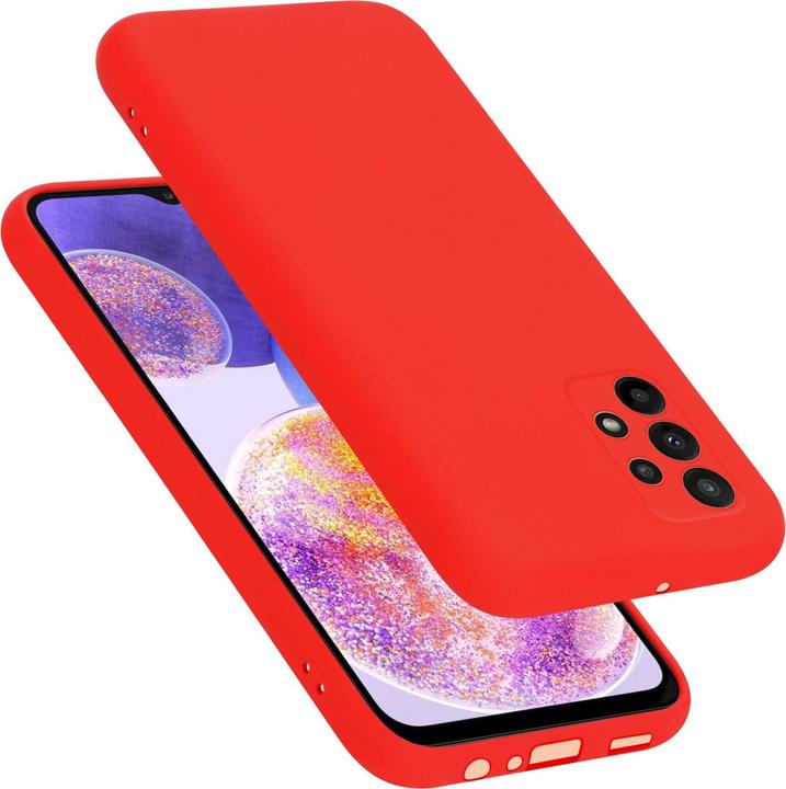 Produktbild Cadorabo TPU Liquid Silicone Case Hülle für Samsung Galaxy A23 4G / 5G (Samsung Galaxy A23, Samsung Galaxy A23 5G)