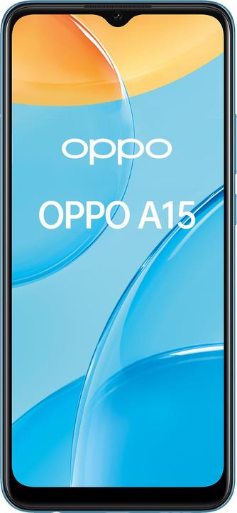 Actual product image OPPO A15 (32 GB, Mystery Blue, 6.52", Dual SIM, 13 Mpx, 4G)