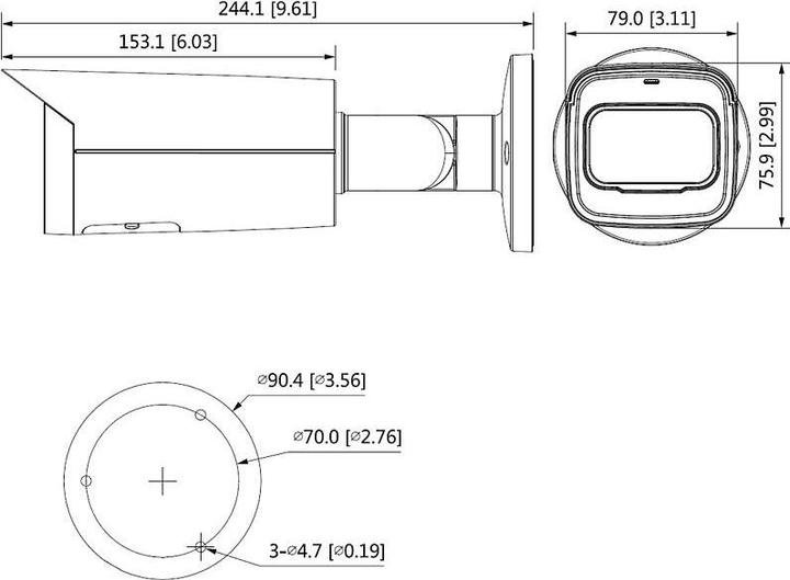 Produktbild Dahua HAC-HDW1200TLM-IL-A-0280B-S6-BLACK (3840 x 2160 Pixels)