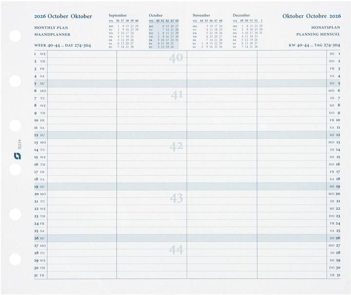 Produktbild Succes Junior Jahresinhalt Januar - Dezember (8 x 12.5 cm, Deutsch, Französisch, Niederländisch, Englisch)