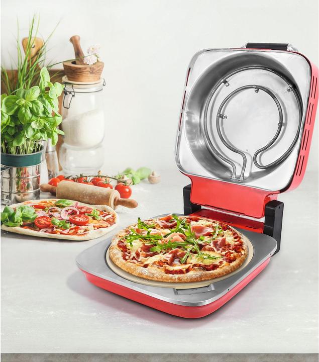 Image du produit Gourmetmaxx Four à pizza Ø 30 cm, Rouge