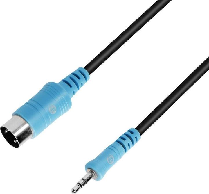 Immagine prodotto Adam Hall 3 STAR B WMIDI 0300 - Cavo TRS Midi (tipo A) da jack TRS 3,5 mm a Midi 5-pin, 3 m (3 m)