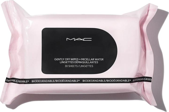 Actual product image MAC Cosmetics Gently Off Wipes + Micellar Water (Cleaning cloths, 80 ml)