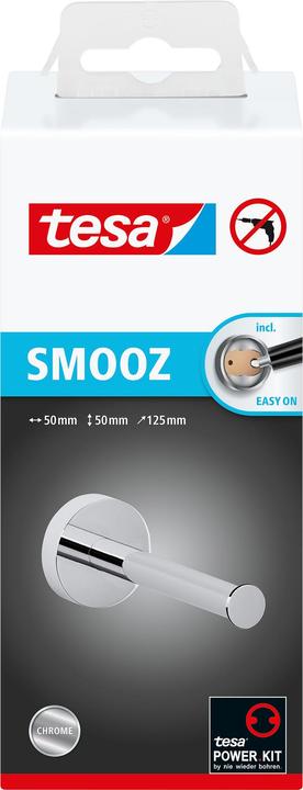Produktbild tesa SMOOZ WC Ersatzrollenhalter inkl. Klebelösung ohne Bohren