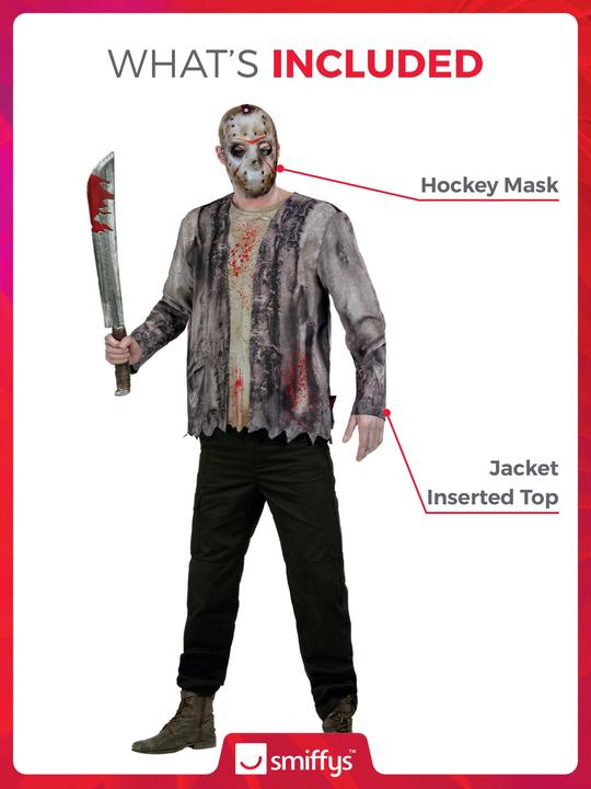 Produktbild Smiffys Freitag der 13. Jason Vorhees Kostüm (S)