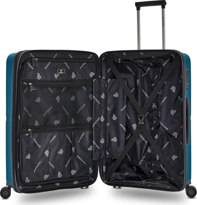 Immagine prodotto Pactastic Collezione 01 Carrello a 4 ruote da 67 cm con piega ad espansione (71 l, M (50 - 90l))