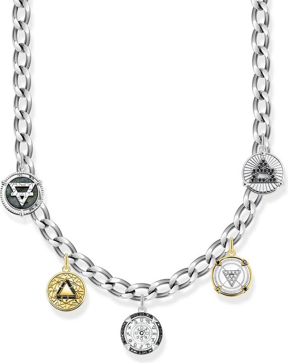 Thomas Sabo Halskette mit Coins Elements of Nature Silber (925er Silber, 50 cm)