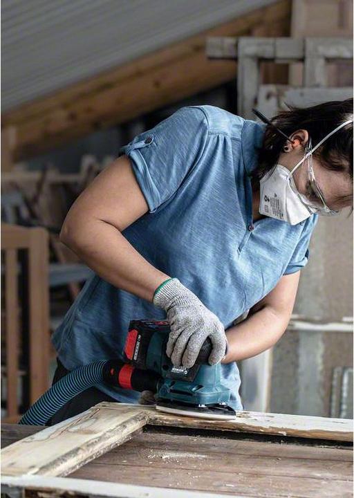 Immagine prodotto Bosch Professional Zubehör Accessori 2608901652 Carta vetrata per levigatrice multipla grana 60 (L x L) 93 mm x 102 mm 10 pz. (60)