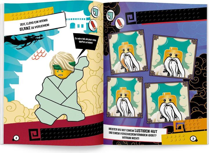 Produktbild Lego Ninjago – Sticker-Rätselspass