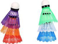 Actual product image Shuttlecocks Coloured 6 pieces