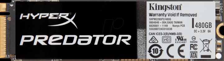 Produktbild HyperX Predator (480 GB, M.2)