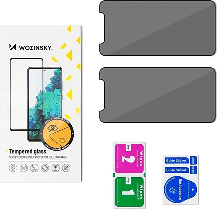 Produktbild Wozinsky Privacy Glass Panzerglas für Xiaomi POCO X7 Pro, 2er-Pack (2 Stück, Xiaomi Poco X7 Pro)