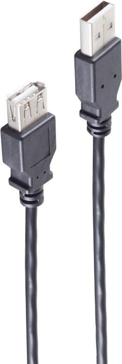 Actual product image Shiverpeaks SHVP 13-24185 USB A male> A female, 1.8 m (1.80 m, USB 2.0)