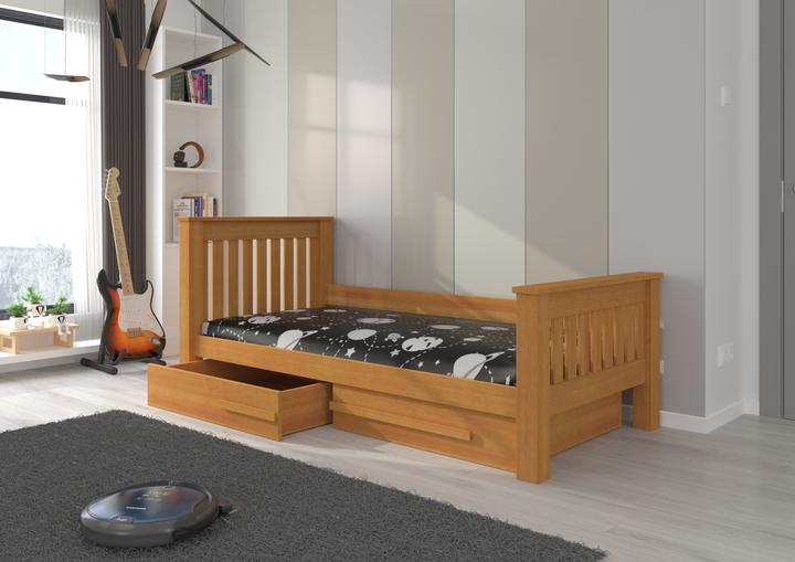 Immagine prodotto ADRK Furniture Letto con materasso CARMEL 180x80 (180 x 80 cm)