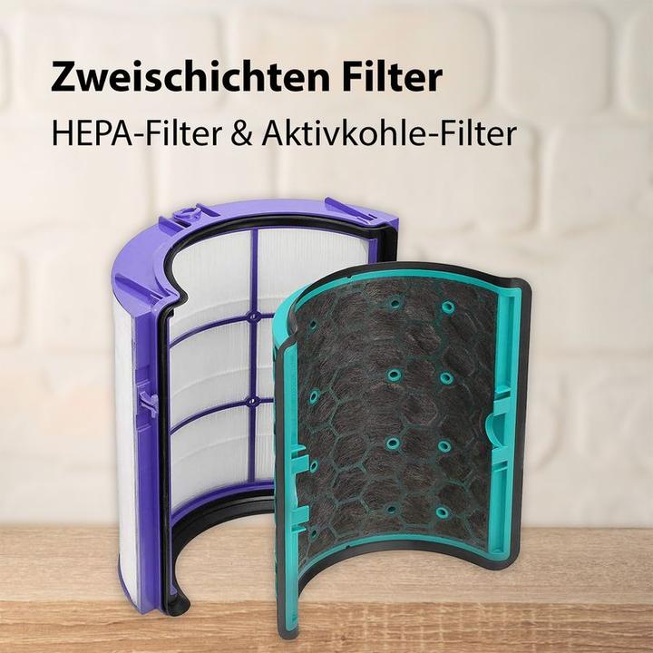 Image du produit Hermex Charbon actif & filtre à air HEPA pour Dyson Purifier Humidify & Cool HP09 (1 x)