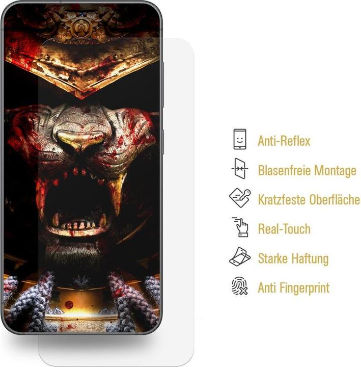 Actual product image Protectorking 6x real tempered 9H armoured glass 3D CLEAR (6 Piece, Huawei Y635)