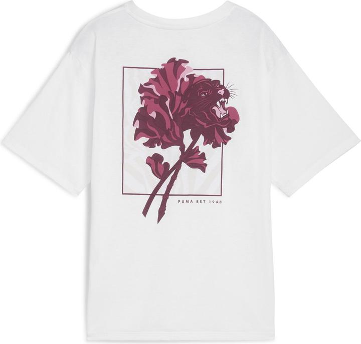 Actual product image Puma W Floral Cat Graphic Tee (L)