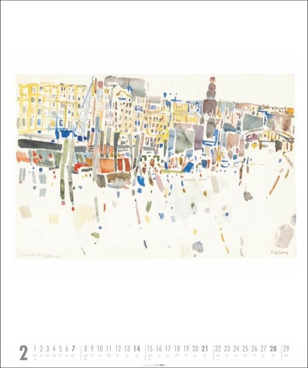 Produktbild Oskar Koller - Farben und Formen Kalender 2026 - Farben und Formen (46 x 55 cm, Deutsch)