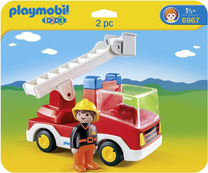 Actual product image Playmobil Fire engine vehicle (6967, Playmobil 1.2.3)