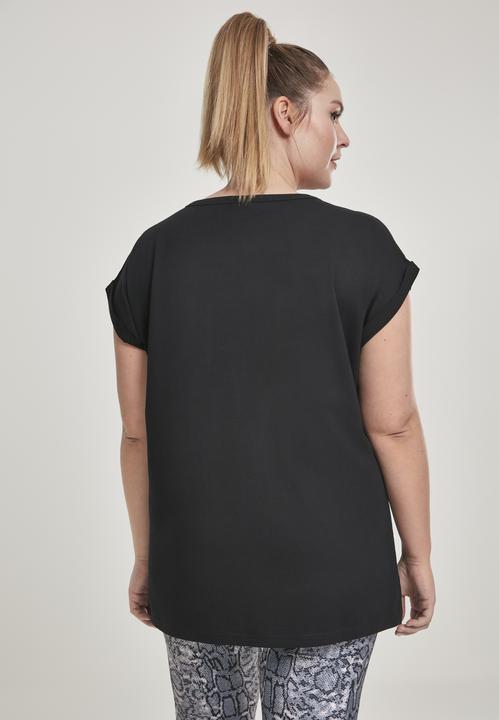Produktbild Urban Classics Ladies Round V-Neck Extended Shoulder Tee (4XL)