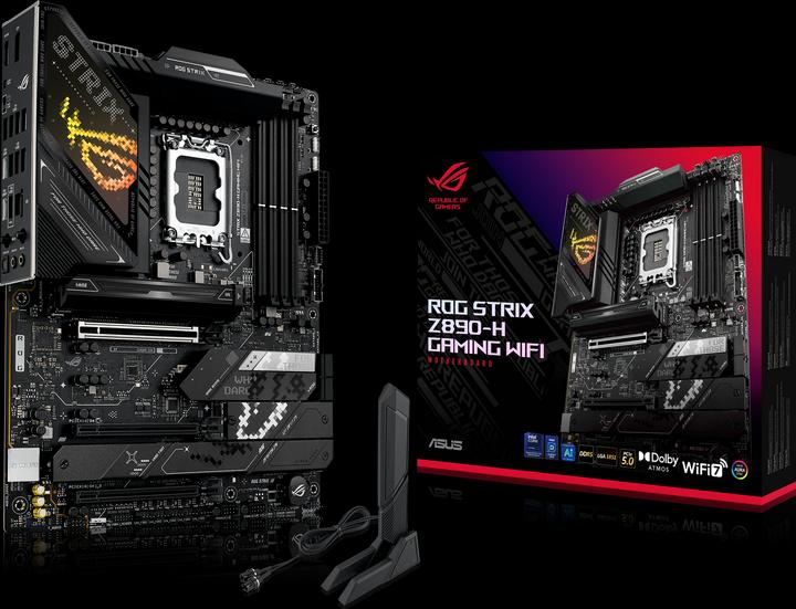 Actual product image ASUS ROG STRIX Z890-H GAMING WIFI (LGA 1851, Intel Z890, ATX)