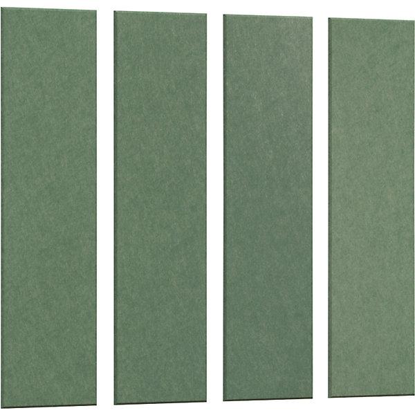 Actual product image eurokraft basic Acoustic wall panel, HxW 1200 x 300 mm, pack of 4, petrol. (30 x 120 cm)