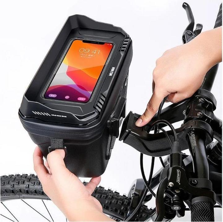 Produktbild Wildman Bicycle accessory traveling bag for handlebars with zipper XT8 3L black (3 l, Lenkertasche)