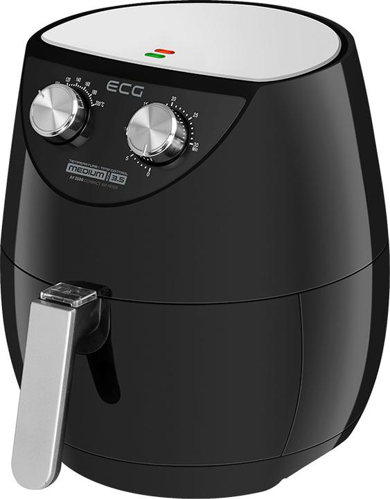 Actual product image ECG AF 3500 fryer Single Hot air fryer Black, Stainless steel