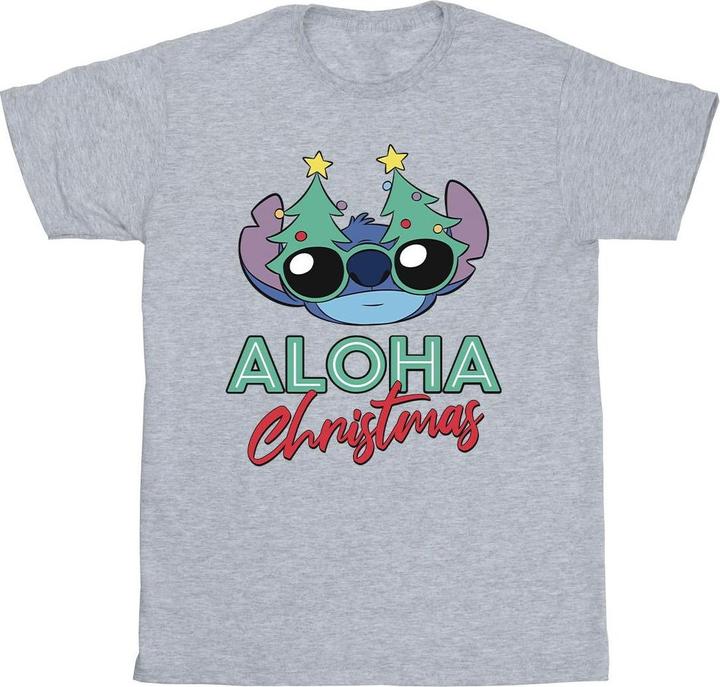 Disney Lilo And Stitch Christmas Tree Shades TShirt Mädchen