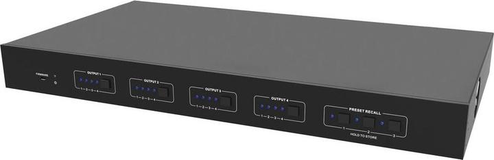 Actual product image Vivolink Matrix switcher 4x4 w/ 1 HDMI